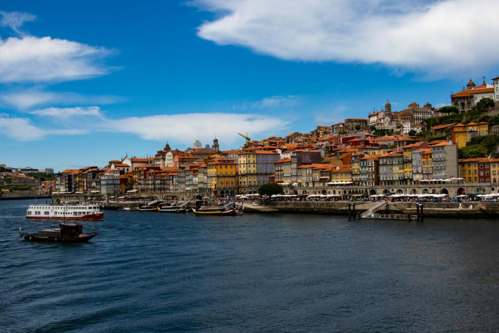 landscape of the OPorto city, Portugal